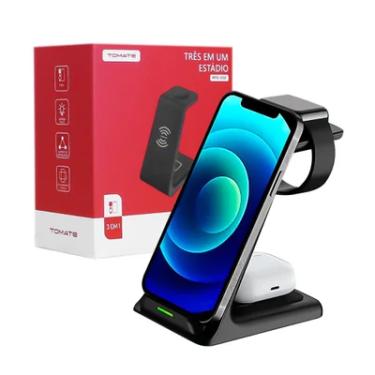 Imagem de Base Carregador Indução Celular Smartphone Fone Relógio