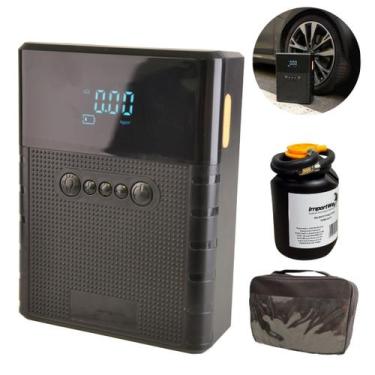 Imagem de Auxiliar de Partida 4 em 1 com Selante 150PSI LED USB 12V e Compressor