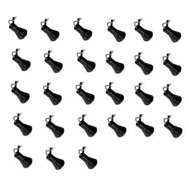 Imagem de Kit 27 Spot Trilho Perfilado Eletro calha Par20 Bulbo OL3