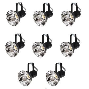 Imagem de Kit 8 Spot Trilho Perfilado Eletro calha Par20 Bulbo OL5