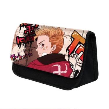 Imagem de Bolsa de lápis Toyo's Revengers Cartoon Anime, estojo de lápis grande 