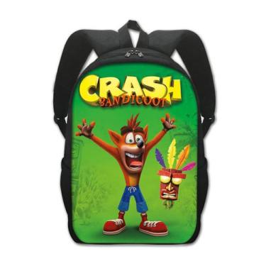 Imagem de Mochila escolar Crash Bandicoot Anime para crianças - yiweisai