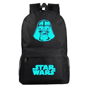 Imagem de Mochila Darth Vader Luminous para escola infantil Oxford 490g - yiweis