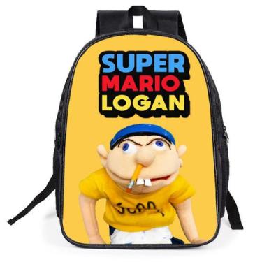 Imagem de Mochila escolar infantil Jeff Boy Impressa em 3D Oxford 30x16x40cm - y