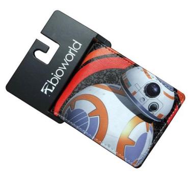 Imagem de Carteira: Bolsa para moedas, couro, carteira curta dobrável BB8 Anime 
