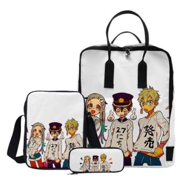 Imagem de Conjunto de mochilas Hanakoskun Yugis Amanes Toilets Bounds, 3 unidade