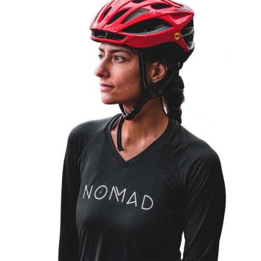 Imagem de Camisa Naked Preta Feminina Mana Lona Com Zíper Nomad-Feminino