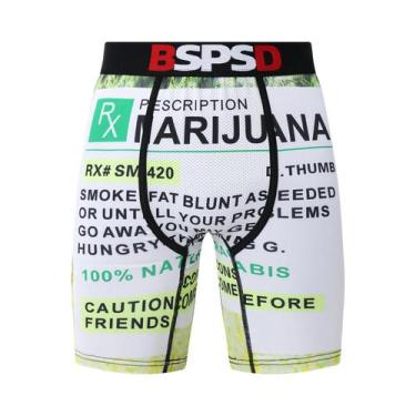 Imagem de Cuecas Boxer Estampadas Sexy E Respiráveis Para Homens plus Size, Ling