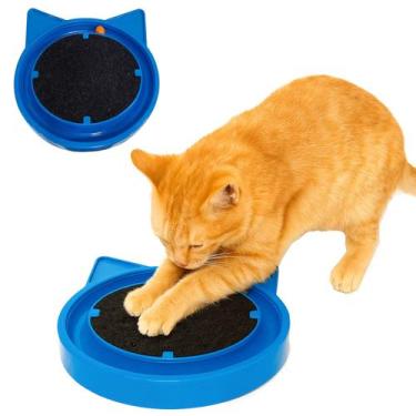 Imagem de Arranhador Super Cat Relax Grande Carpete Gato Bolinha Azul - FURACAO
