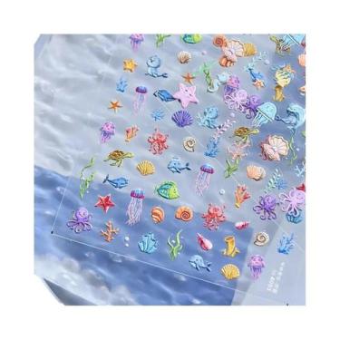 Imagem de Adesivos Decorativos Para Unhas Em Forma De Bolha De Gato Brilhante 5D