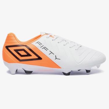 Imagem de Chuteira Campo Umbro Fifty VI Branco-Masculino