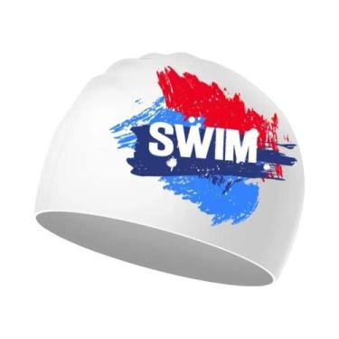 Imagem de Touca De Natação Unissex Antiderrapante E Impermeável Em Silicone, Elá