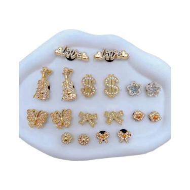 Imagem de Decorações DIY Destacáveis Para Crocs E Sapatos De Jardim, Com Letras 