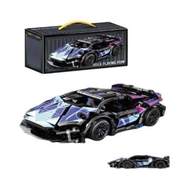 Imagem de Modelo De Carro De Corrida Para Adultos, Mini Blocos De Construção, Br