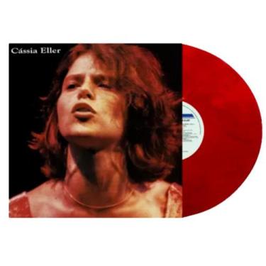 Imagem de Cássia Eller - LP Cássia Eller 1990 Vinil Vermelho Marmorizado - mistu