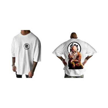 Imagem de Camiseta Masculina Dragon Ball Master Roshi De Verão, Anime Japonês Y2