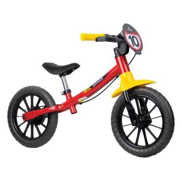 Imagem de Bicicleta Infantil Equilíbrio Balance Bike Fast Vermelho Nathor, 12, V