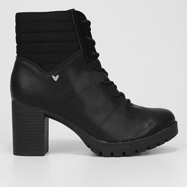 Imagem de Bota Coturno Mississipi Salto Bloco Médio Feminina-Feminino