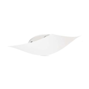 Imagem de Plafon Solari Quadrado Branco Para 2 Lâmpadas E27 Bivolt - Taschibra