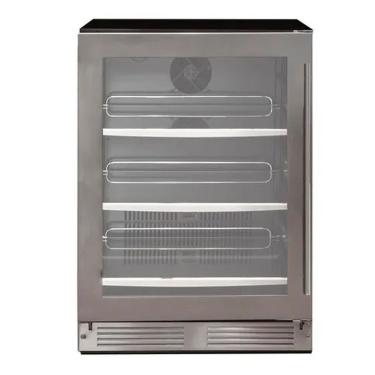 Imagem de Frigobar e Beer Center Cuisinart Arkton 162L de Embutir com Vidro Temperado LED Inox 220V