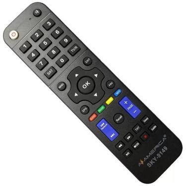 Imagem de Controle Remoto Receptor Azamérica Silver Gx Pro Light Ultra Hd - lelo