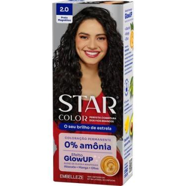Imagem de Tinta de Cabelo Preto Magnético STAR COLOR Sem Amônia 2.0