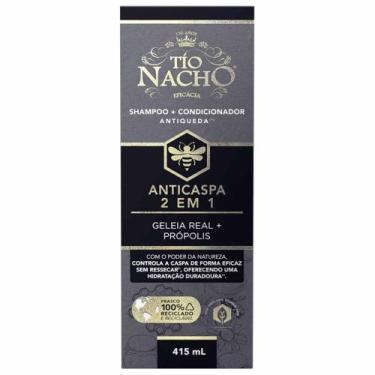 Imagem de Shampoo Anticaspa 2 em 1 Tio Nacho Geleia Real 415ml