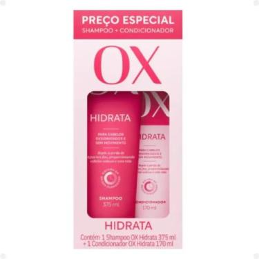 Imagem de Kit Hidrata Ox Hidrata Shampoo 375ml + Condicionador 170ml
