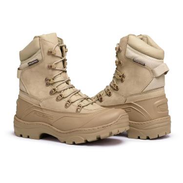 Imagem de Bota Militar Acero Tiger Pró Em Couro Preto Masculina Areia-Masculino