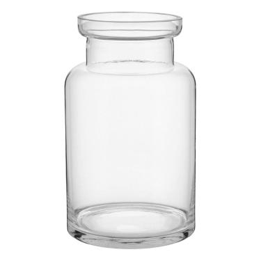 Imagem de VASO DECORATIVO ENFEITE PLANTA VIDRO 30x18x18cm TRANSPARENTE