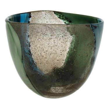 Imagem de VASO DECORATIVO ENFEITE PLANTA VIDRO 20x25x20cm COLOR