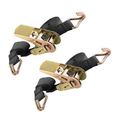 Imagem de 2 Kit Cinta Catraca 25mm X 4mt Amarraçao Moto Geral 400kg - FRATI, Pre