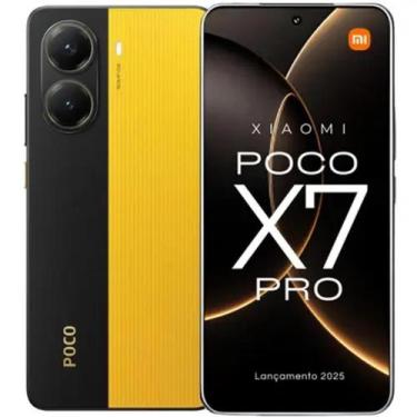 Imagem de Smartphone Poco X7 Pro 5G 512GB 12GB RAM Dual SIM Tela 6.67" - Amarelo