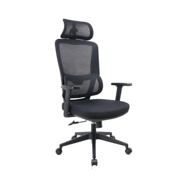Imagem de Cadeira de Escritório Presidente Titan Tela Mesh Base com Rodízios Encosto Reclinável A...