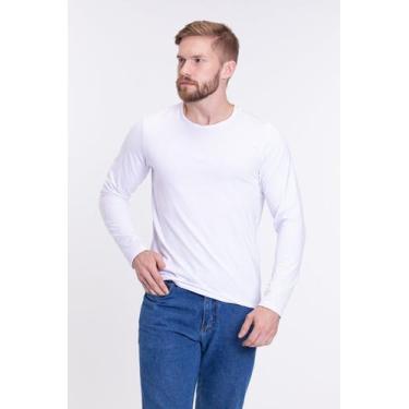 Imagem de Camiseta Adulto Térmico Masculina UV50+ Branco - Vida Costeira Oficial