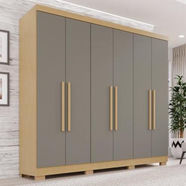 Imagem de Guarda-Roupa Casal 6 Portas 2 Gavetas França - Espresso Móveis
