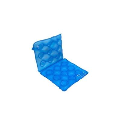 Imagem de Almofada / Assento em Gel Caixa de Ovo Quadrada com Encosto Inflável -