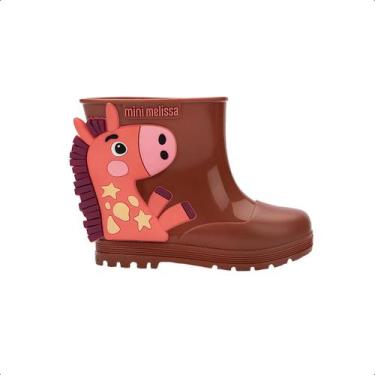 Imagem de Mini Bota Melissa Welly Wonder Original 36182, 26/27, Marrom