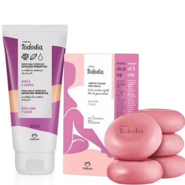 Imagem de Kit Hidratante e Sabonete Avelã e Cassis Natura