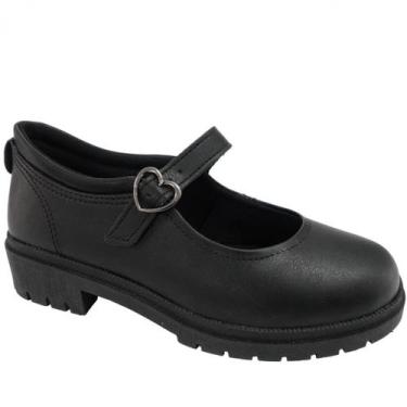 Imagem de Sapato Boneca Tratorado Pink Cats, Preto, 35