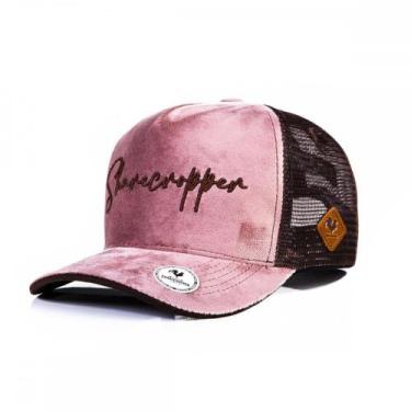 Imagem de Boné  Aba Curva Couro Country Telinha Chapeu  - American Company 