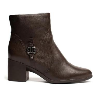 Imagem de BOTA FEMININA BOTTERO 346919 EM COURO SALTO 6CM GRADE ATÉ 40 Cor:Marro