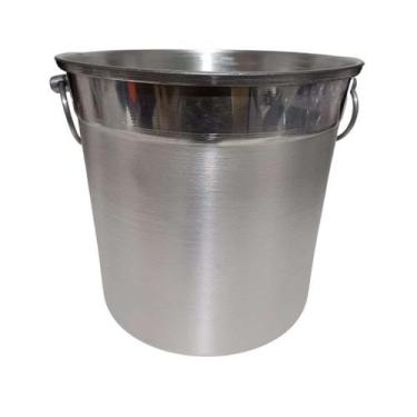 Imagem de Balde Gelo Com Argolas Hotel Industrial 7,0 Litros ABC