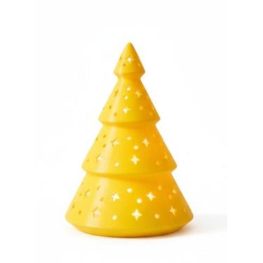 Imagem de Árvore de Natal Amarelo com Vela - LAURA MULTIVERSO STORE