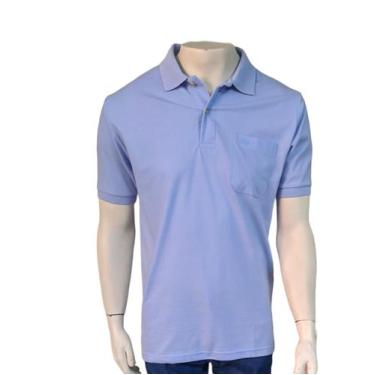 Imagem de Camisa Polo Malha Piquet 1140 com bolso Masculina manga curta ATÉ X3 -
