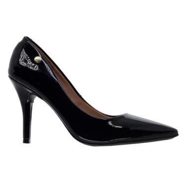 Imagem de Sapato Scarpin Feminino Vizzano 1184.1101 Preto, 38, Preto