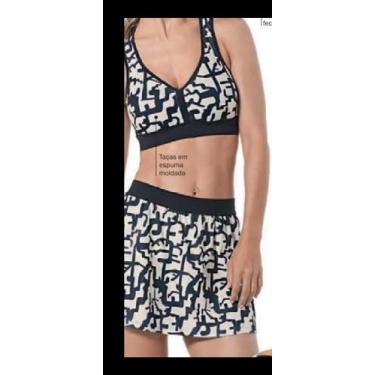 Imagem de Saía short + top conjunto DeMillus manequim 44