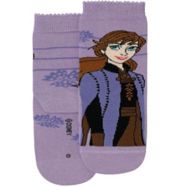 Imagem de Meia Lupo Infantil Frozen Meninas Cano Médio Calcanhar Verdadeiro, 239