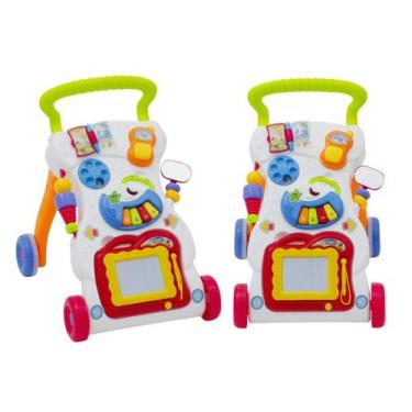 Imagem de Andador Infantil Bebê Musical Didático e Centro de Atividades com Brin