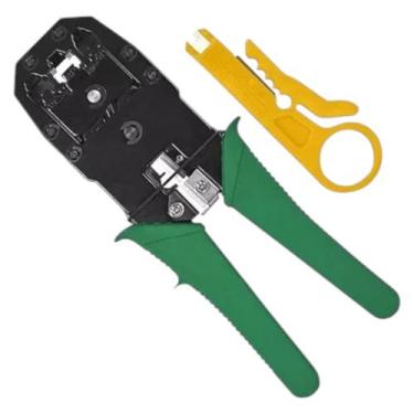 Imagem de Alicate Crimpar Decapar Cortar 3em1 Rj-45/11/12 +5pç Mb Tools - BESTFE